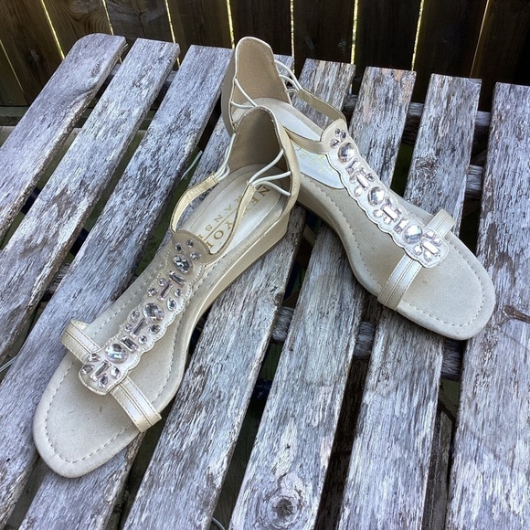 White Gladiator  Sandals - Picture 3 of 6